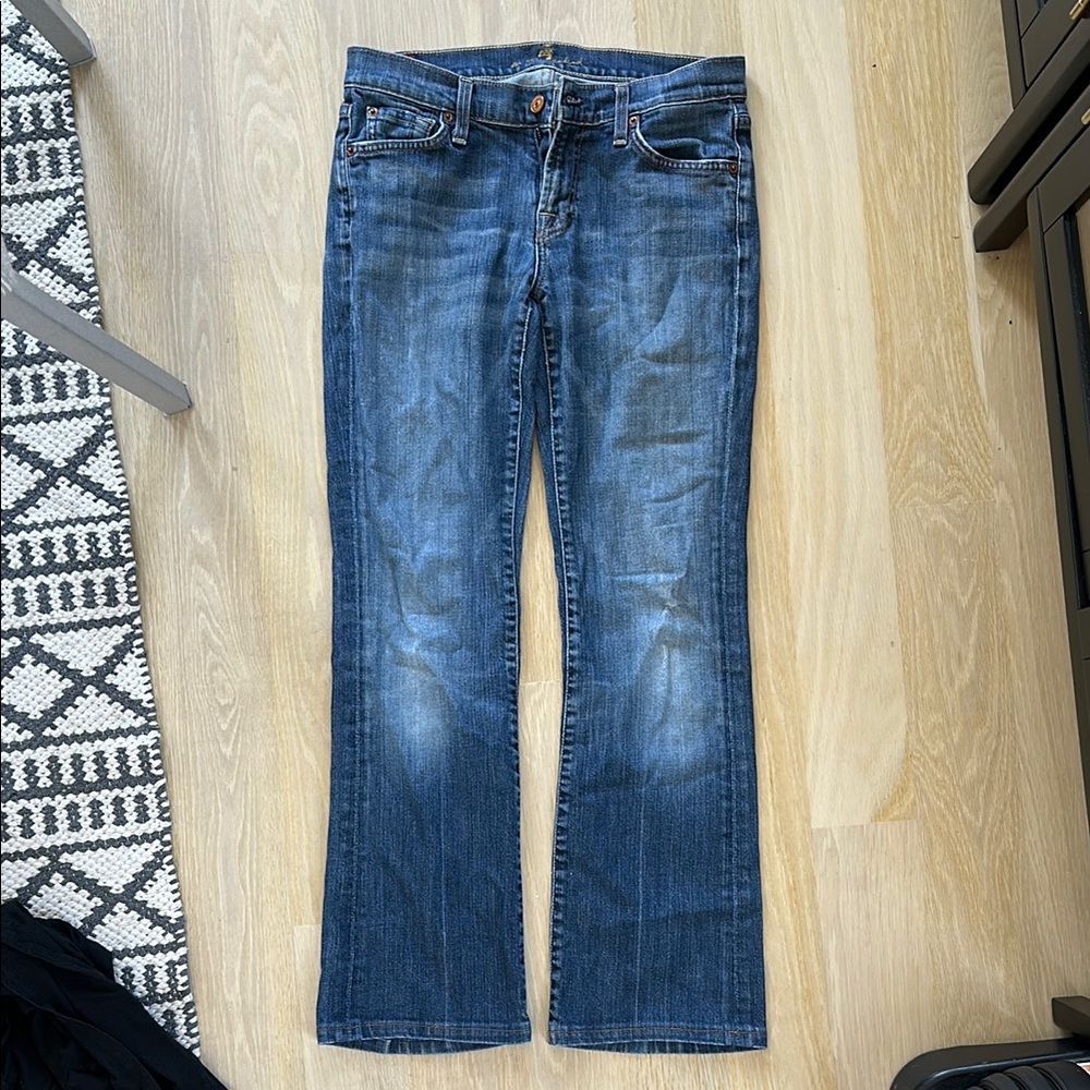 7 For All Mankind Low Waisted Bootcut Jeans